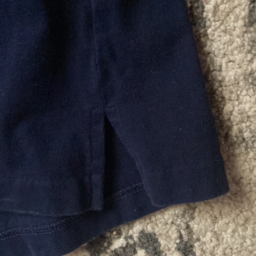J Crew Navy Blue Embroidered Bell Sleeve Top - Picture 5 of 6